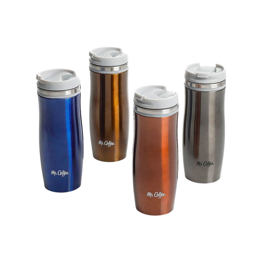 Mr. Coffee - 12 Oz. Thermal Travel Tumbler