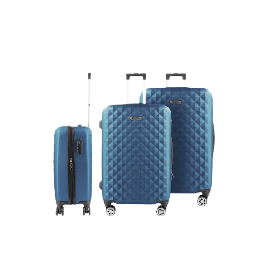 Hoffmans - Travel Line 3PC Luggage Set - 4 Wheels