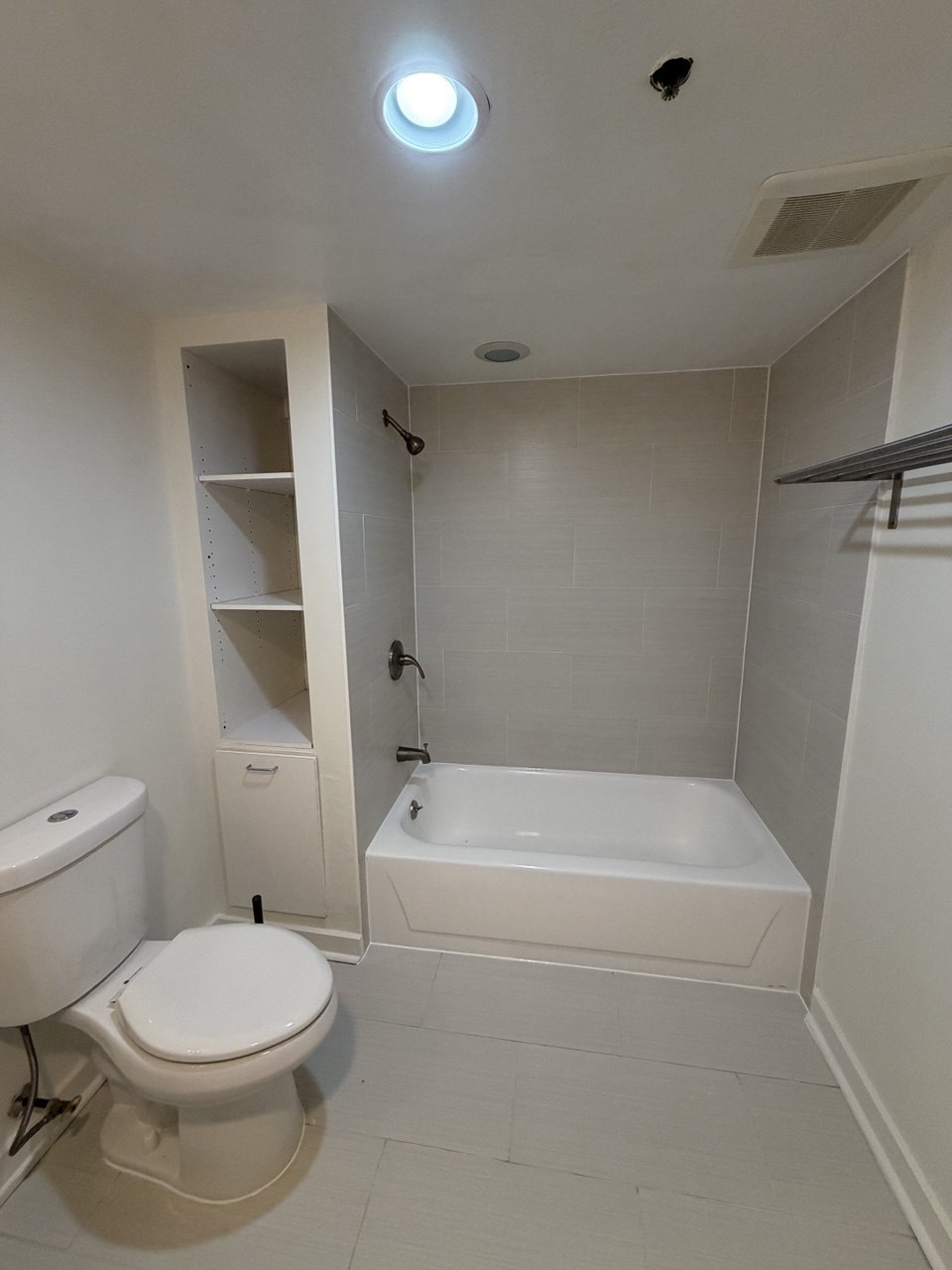 Completed bathroom improvement project by VIV Home Solutions
