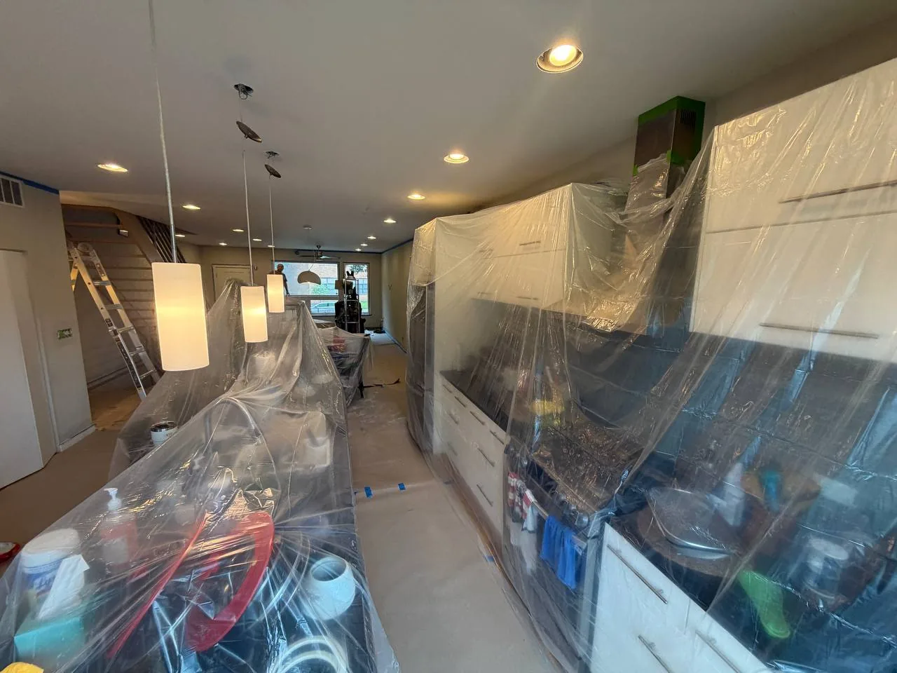 Large interior repaint project